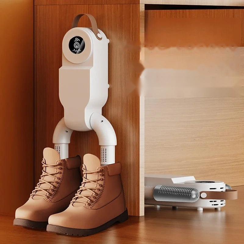Secador CalzaDry en vertical secando botas