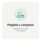 Secador plegable y compacto